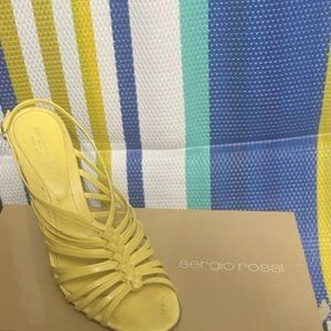Sergio Rossi Yellow Sandal